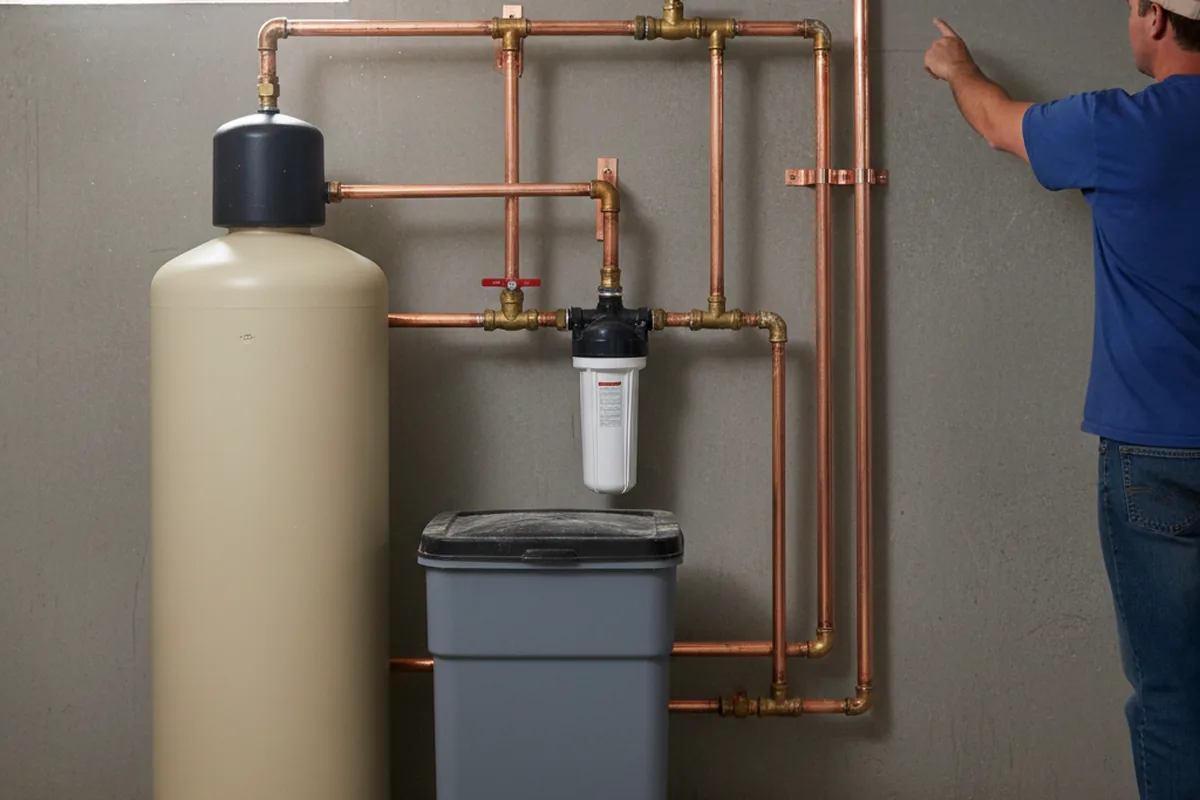 Whole-house water treatment system installed in Colebrook